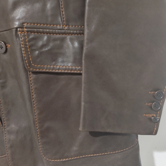 Dkny Luxury Leather Jacket - Picture 3 of 15